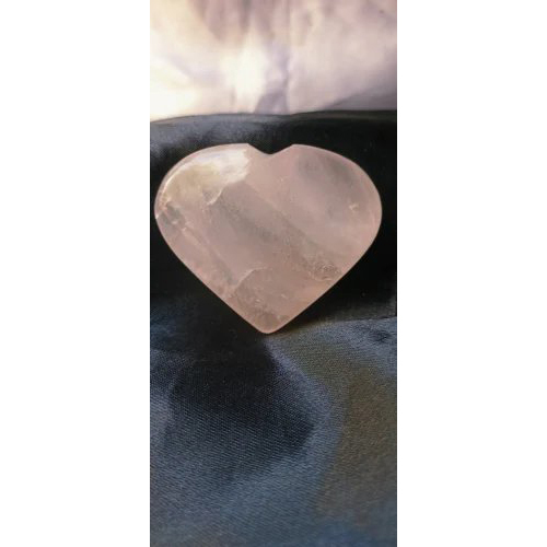 Pink Rose quartz heart