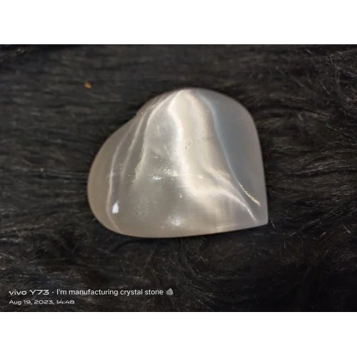 Selenite Crystal Heart