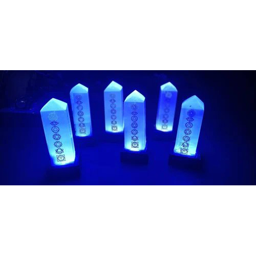 Selenite Lamp - Size: Standard
