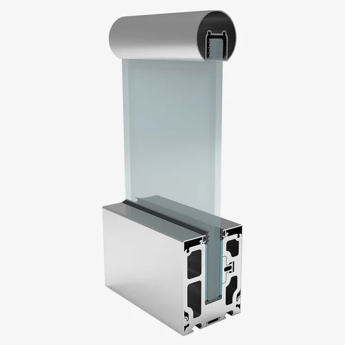 Heavy 15Mm Aluminium Glass Railing - Color: White