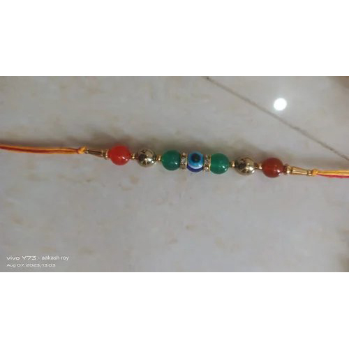 Crystal Stone Rakhi - Size: Standard