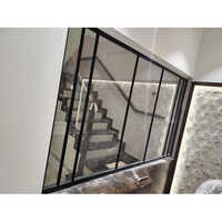 Aluminium Sound Proof Glass Cabin - Toughened Glass, 10 Millimeter Thickness, Transparent Color | Ideal For Office Privacy And Noise Reduction