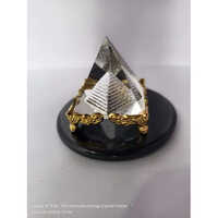 Crystal Piramind gold stand