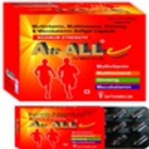 Multiminerals, Ginseng & Cyanocobalamin Softgel Capsule - Drug Type: General Medicines