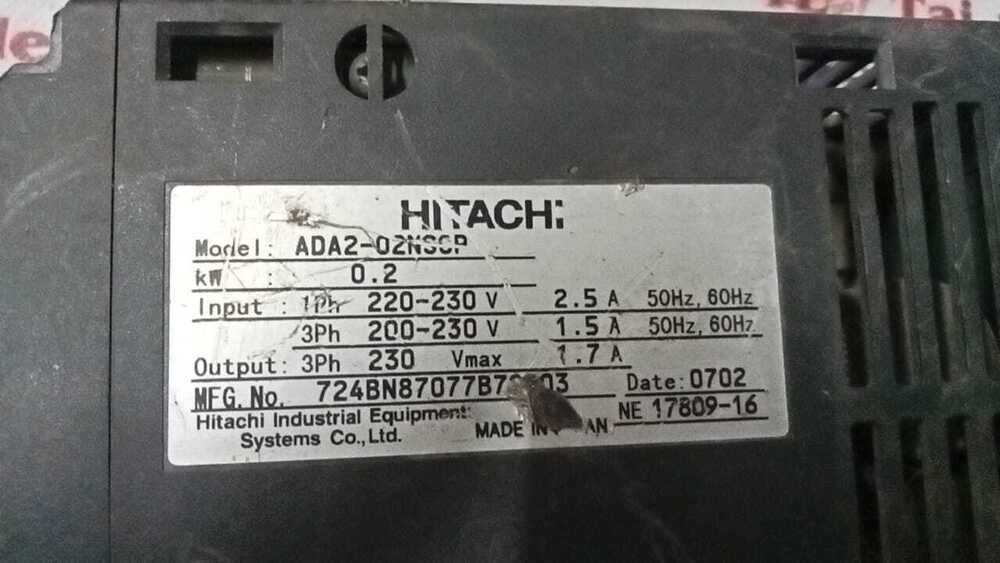 HITACHI ADA2-02NSCP SERVODRIVE