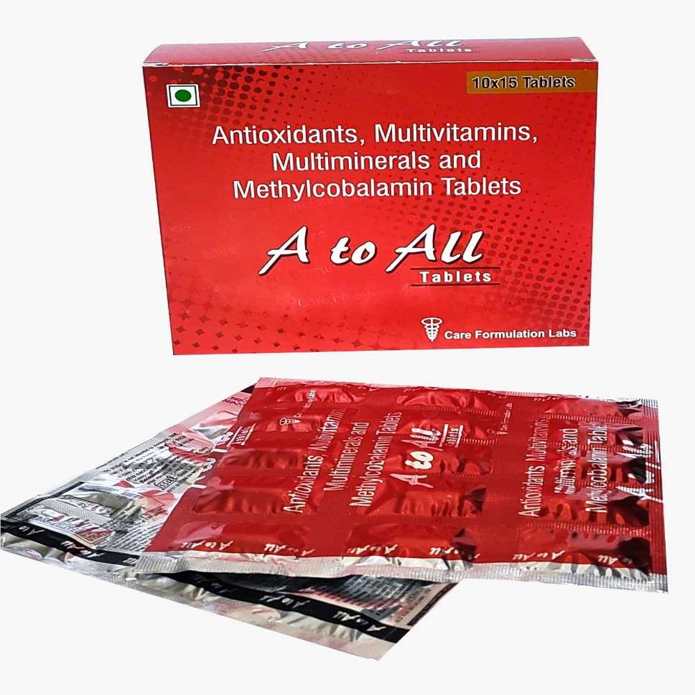 Antioxidant, Multivitamin, Multiminerals And Methylcobalamin Tablets - Drug Type: General Medicines