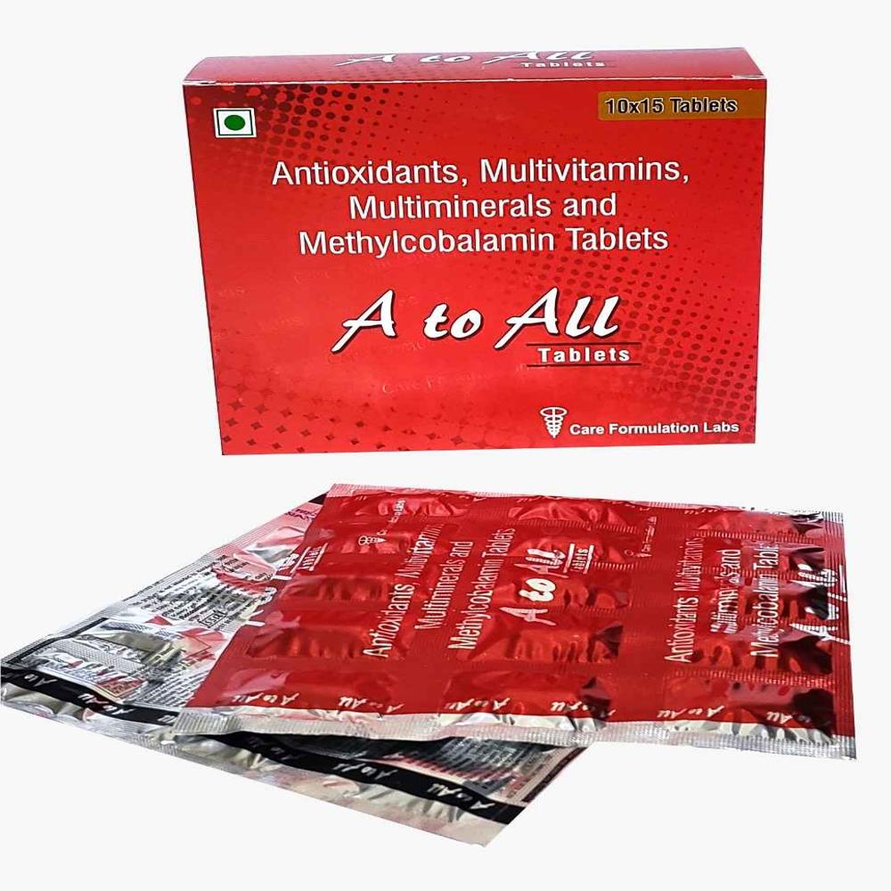 Antioxidant, Multivitamin, Multiminerals and Methylcobalamin Tablets