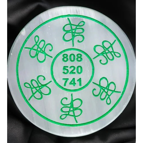 Selenite Charge Plate Charving Whith - Application: Home