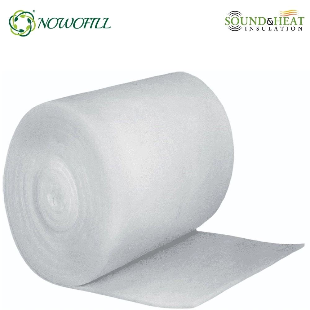 Non Woven Thermal Bonded Polyester Wadding - Color: White