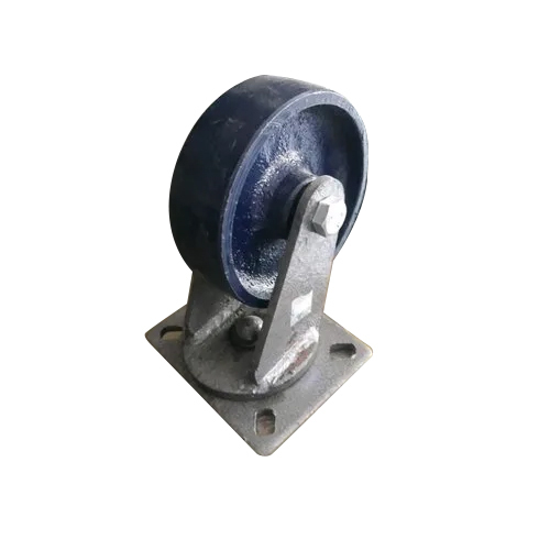 SS Heavy Duty Caster Wheel - Stainless Steel, Different Sizes | Polished Silver Finish, Industrial Use for Heavy Loads