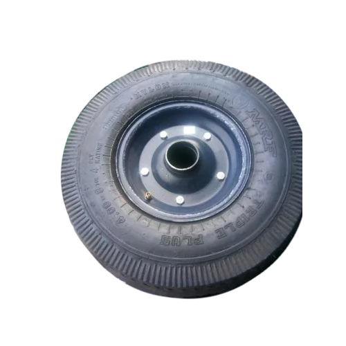 Nylon Rubber Trolley Wheel - Color: Black