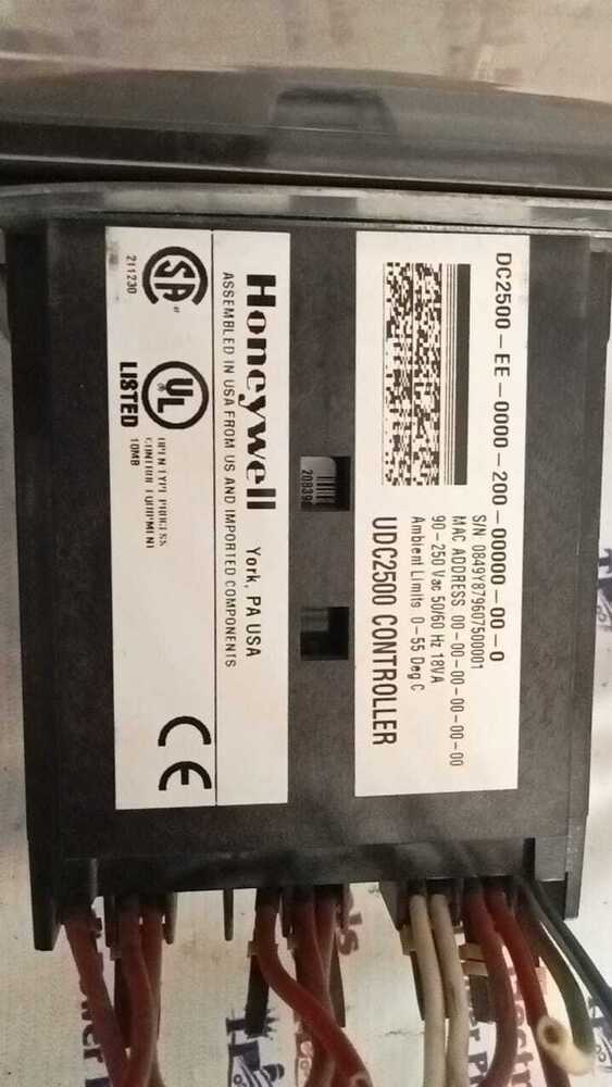 HONEYWELL DC2500-EE-0000-200-00000-00-0 DIGITAL CONTROLLER