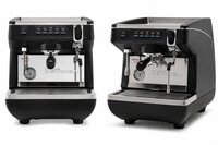 Semi Automatic Coffee Machine - Stainless Steel, 100 Liter/day Capacity, Sleek Black Color, 220 Volt Voltage | User-friendly & Durable Design