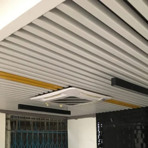 Sound Absorbers  Aluminium Linear Baffle Ceiling - Application: Commercial/ Residential