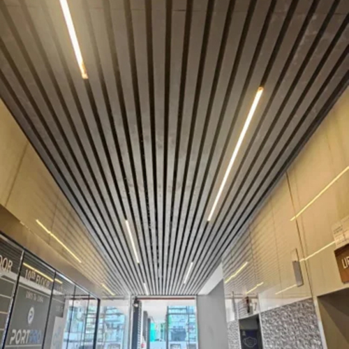 Sound Absorbers Galvanized Iron GI Baffle Ceiling