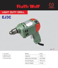 Ralli Wolf Light Duty Drill (EJ3C)