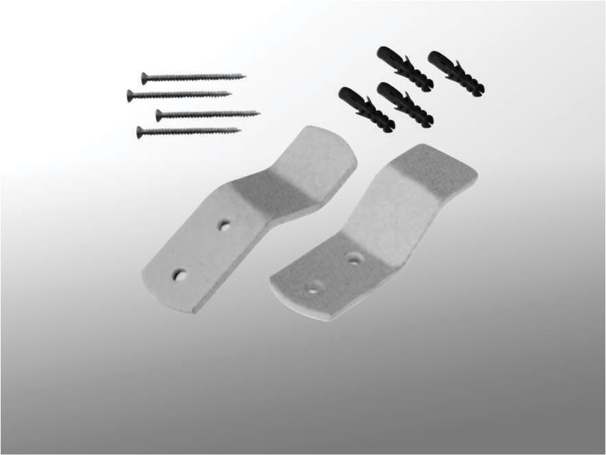 Urinal Bracket - Stainless Steel, Rectangular Shape, 4mm Thickness, Silver Finish | Designed For Durability And Versatile Installation