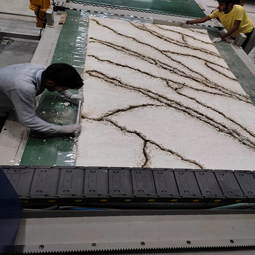 Automatic Quartz Stone Designing Machine - Feature: Low Energy Consumption