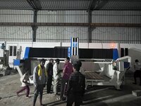 Cnc Bridge Saw Machine - Color: White