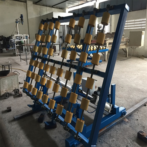 Pneumatic Hydraulic Trolley - Color: Blue Paint Coated