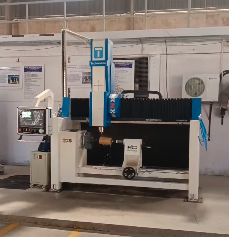 CNC Lathe Machine for Stone