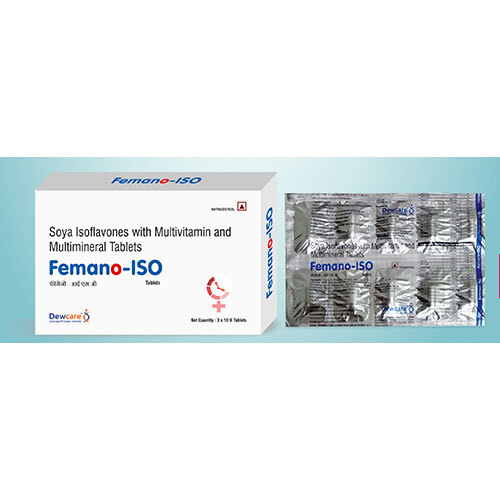 Femano- Iso Tablet - Ingredients: No. Of Servings Per Pack 30