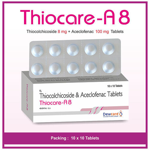 Thiocare-A8 Tablets - Drug Type: General Medicines