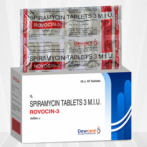 Rovocin-3 Tablets - Drug Type: General Medicines