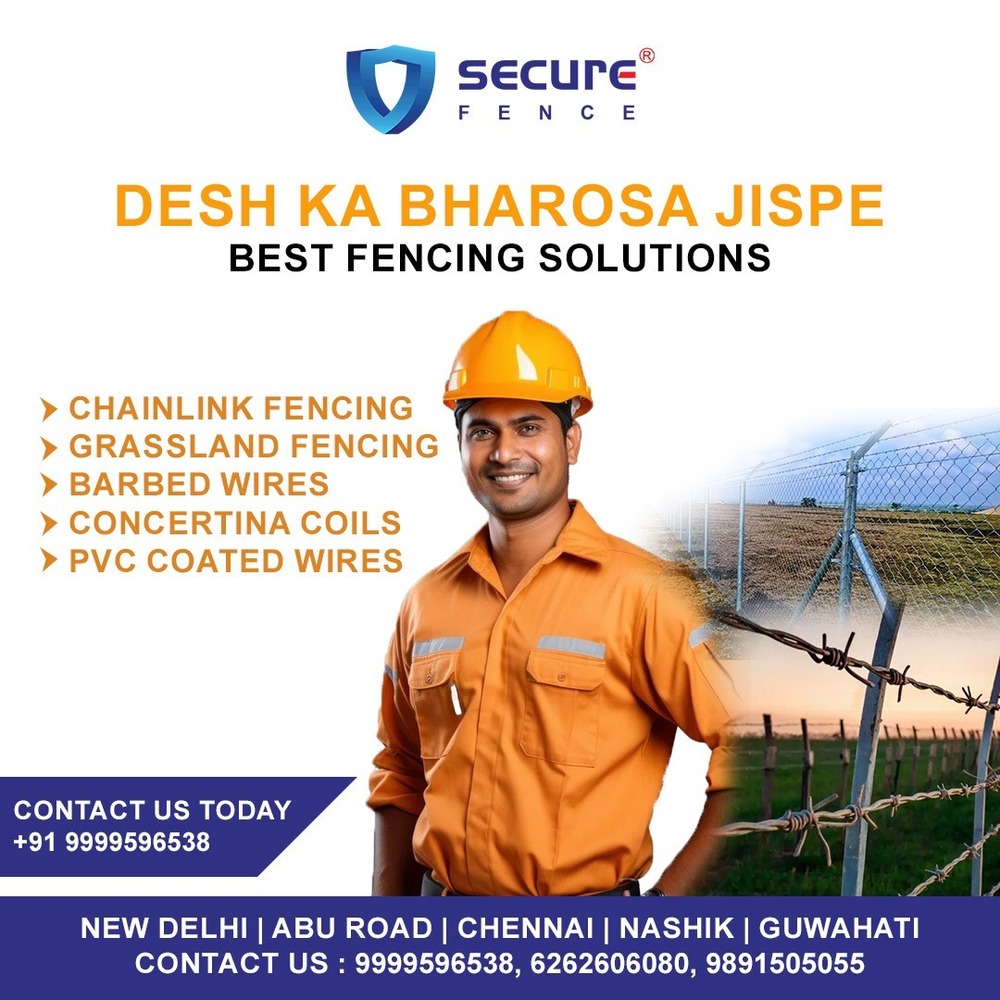 Chainlink Fence - High Quality Material, Durable Design | Best Fencing Solution, Affordable Chainlink Mesh, Pan India Supplier