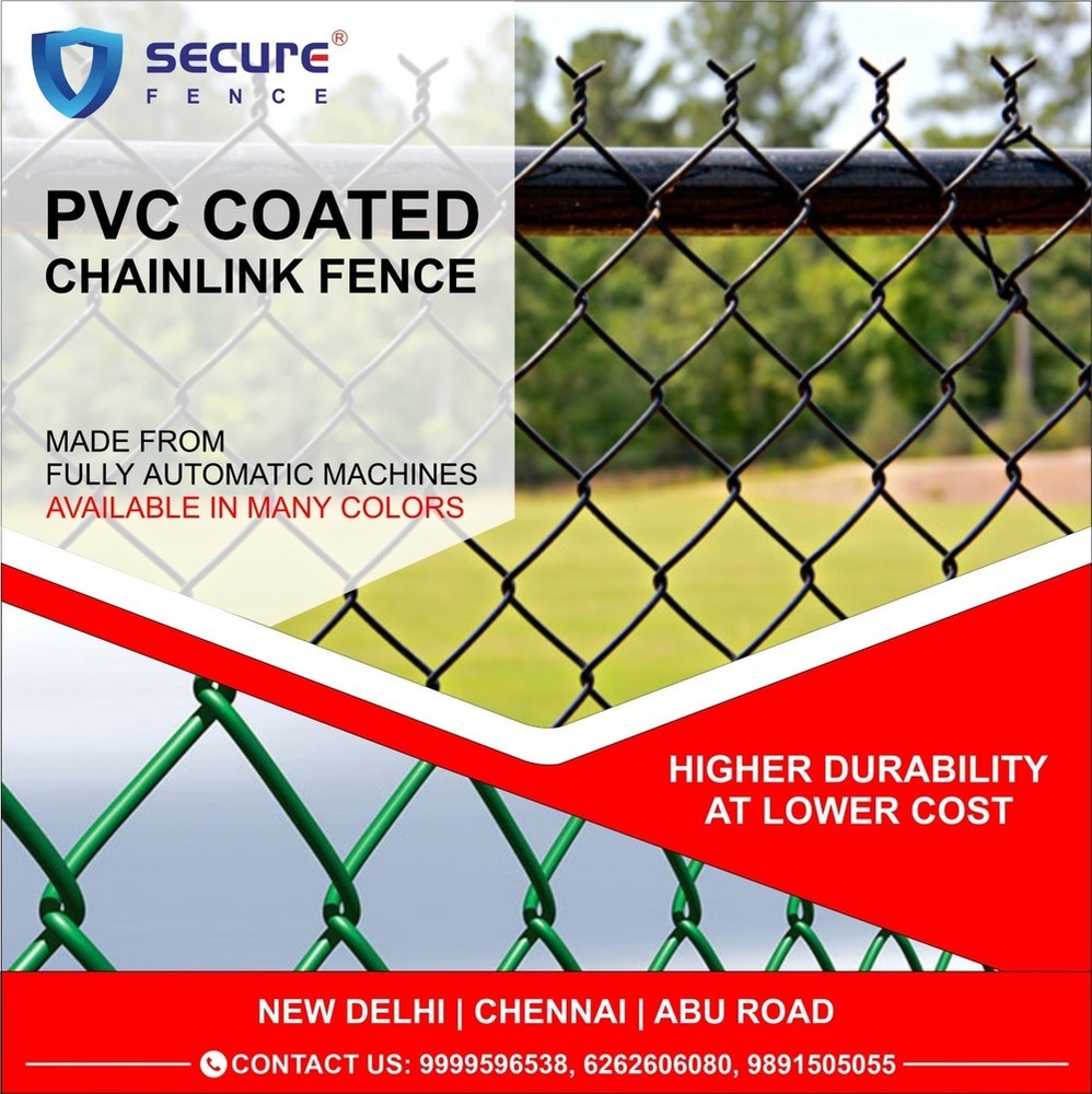 Chainlink Fence - High Quality Material, Durable Design | Best Fencing Solution, Affordable Chainlink Mesh, Pan India Supplier