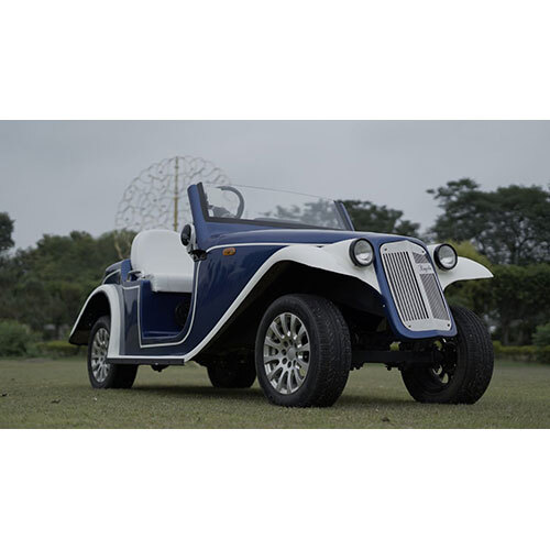 Vintage Golf Cart - Color: Blue