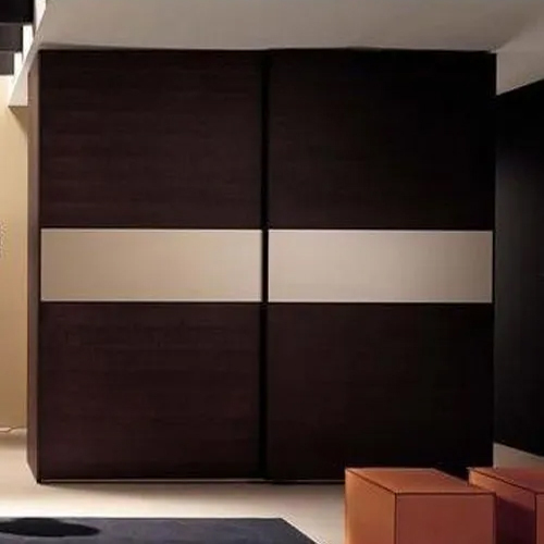 Modern Sliding Plywood Wardrobe