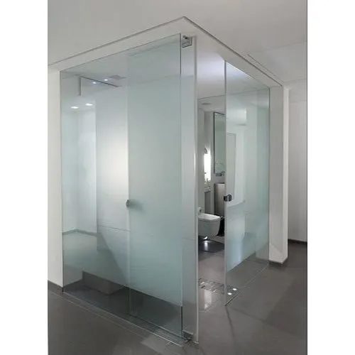 Bathroom Glass Partition Services - Color: Transparent