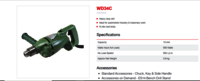 Ralli Wolf Heavy Duty Drill (WD2C 6mm, WD3C 10mm, WD34C 13mm)