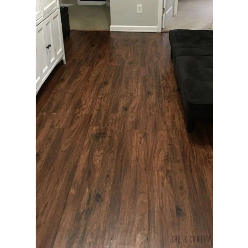 Engineered Wooden Flooring - Color: Dark Brown