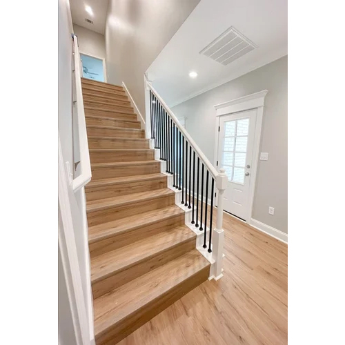 Wooden Steps Flooring - Color: Brown