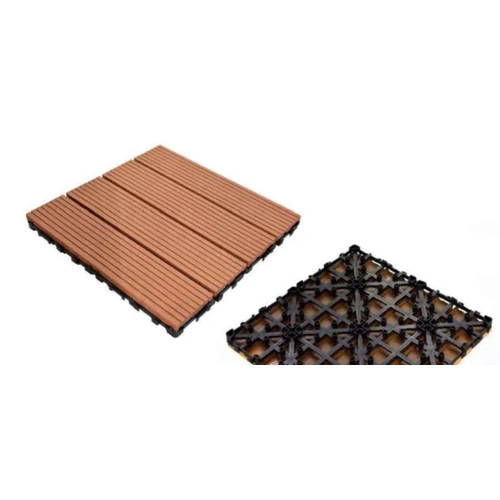 Wpc Deck Tiles - Color: Brown