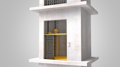 Electric Cage Hoist - Material: Stainless Steel