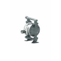 Three Phase Air Operated Double Diaphragm Pump - Mild Steel, Various Sizes, Grey Color | 1000 Lpm Flow Rate, Efficient Industrial Application