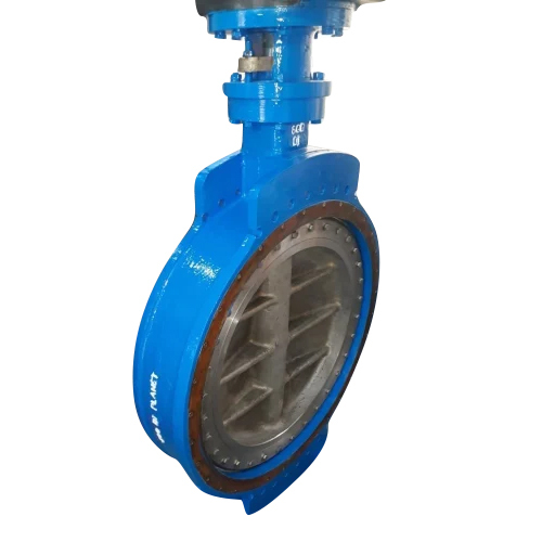 Cast Iron Butterfly Valve - Durable Cast Iron, Custom Sizes Available, Blue Finish | Round Shape for Water Flow Control