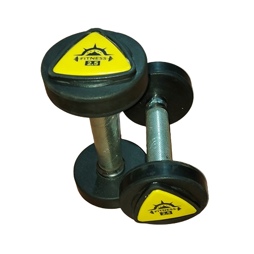 Fixed Weight Rubber Gym Dumbbell Set - Application: Tone Up Muscle