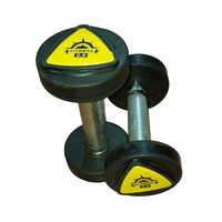 Fixed Weight Rubber Gym Dumbbell Set