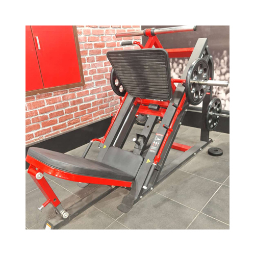 Red And Black Manual Mild Steel Leg Press Machine - Application: Tone Up Muscle