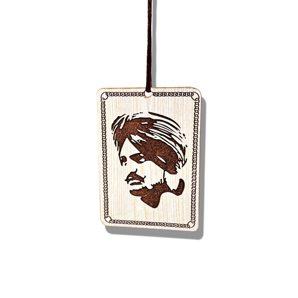 Sidhu Moose Wala Car Hanging MDF Ornament