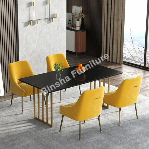 4 Seater Dining Table Set - Feature: Corrosion Resistant