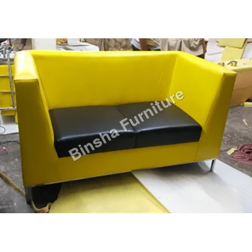 Yellow 2 Seater Restaurant Sofa - Feature: Eco-Friendly