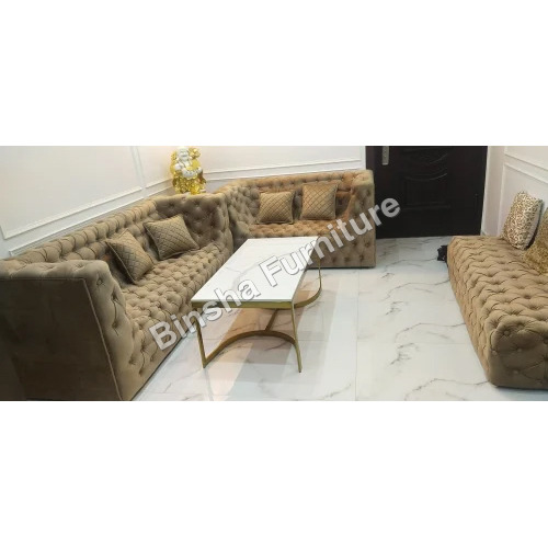 3 Plus 2 Sofa Set With Ss Center Table - Feature: Eco-Friendly