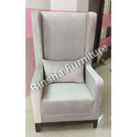 High Back Wing Chair - Color: White