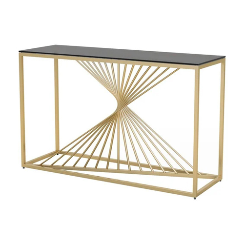 Marble Top Stainless Steel Console Table