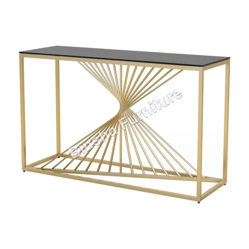 Marble Top Stainless Steel Console Table